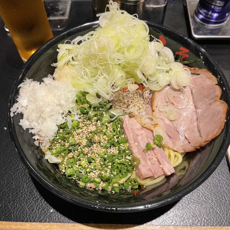 油そば特盛　スペシャルトッピングB(東京油組総本店 滋賀組)