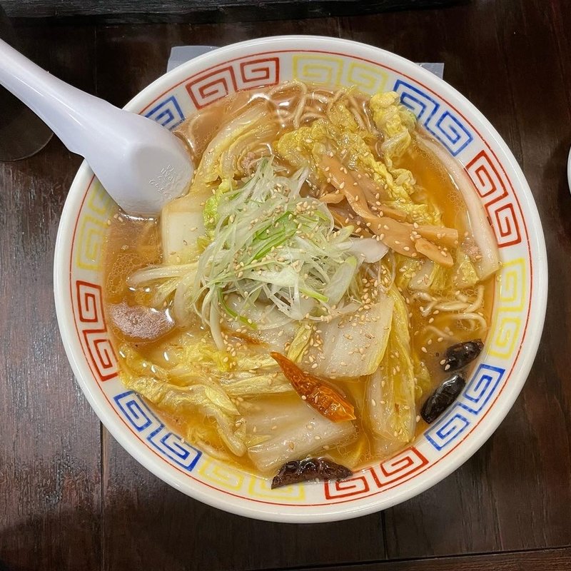 辛口白菜ラーメン(餃子と麺いせのじょう桑園高架下)