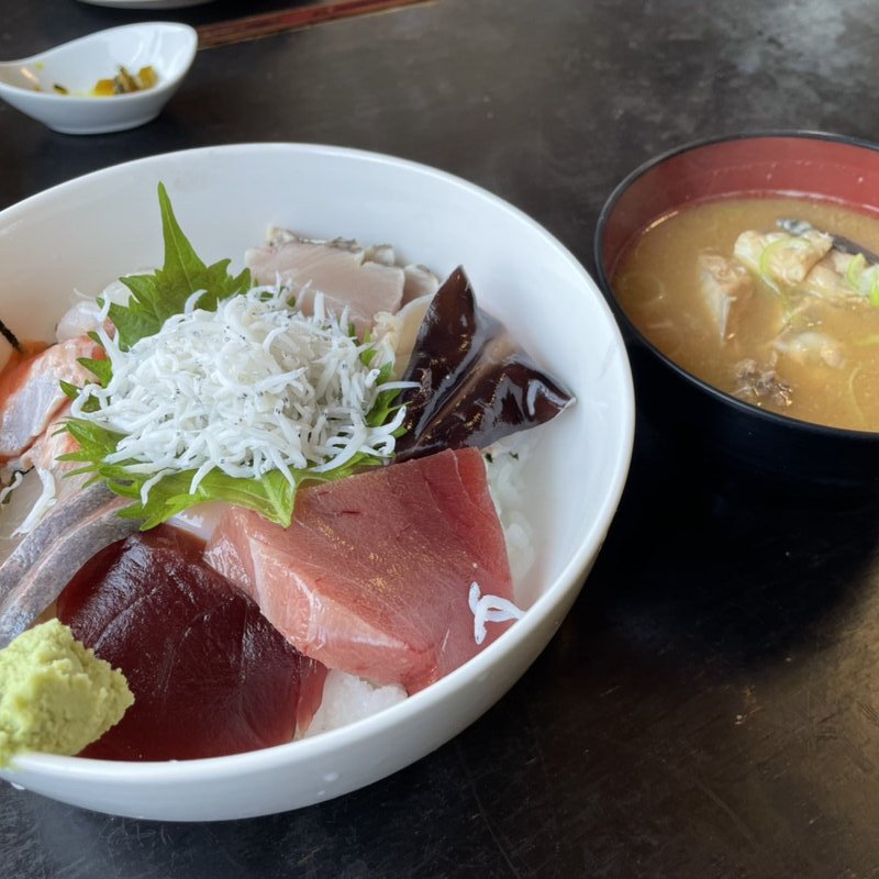 スペシャル海鮮丼(磯魚料理 鴨鶴)