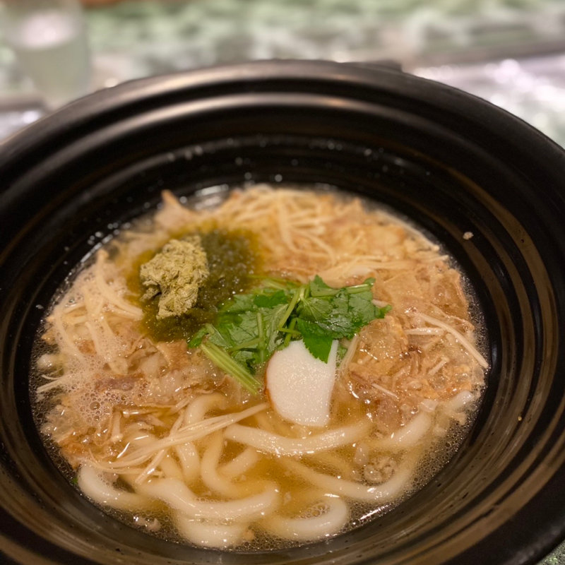 浪花　脂かすのおうどん(つるとんたん UDON NOODLE Brasserie銀座)