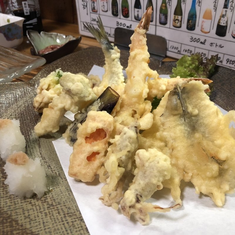 天ぷら盛り合わせ(味処　秀 )