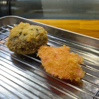 しいたけ、紅しょうが(焼焼家)
