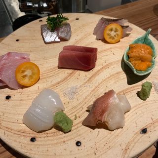 刺身盛り合わせ(代官山　いっさい喝采)