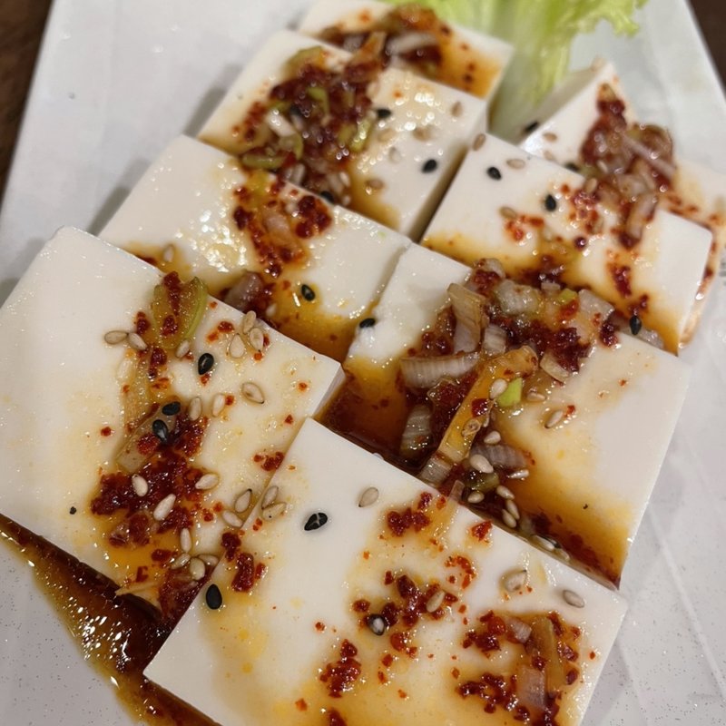 冷ややっこ(韓国料理 美豚 )