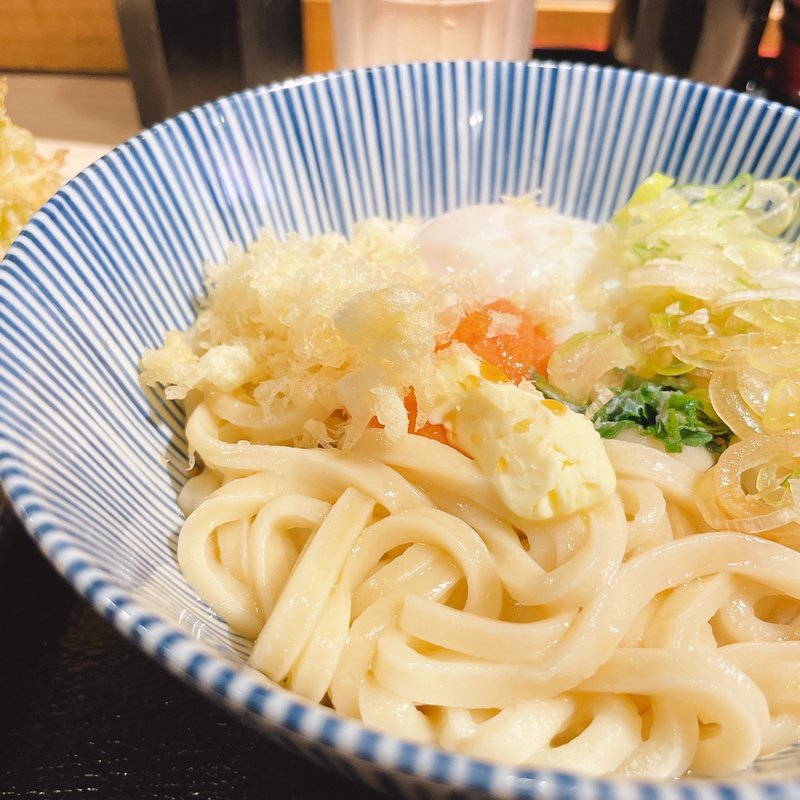 明太釜玉バター(麺匠大宮はなび)