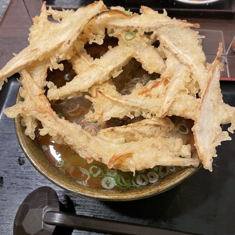 肉ごぼう天(大地のうどん 東京馬場店)