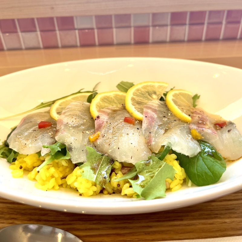 鯛のカルパッチョ丼(Takeout&Cafe たい屋)