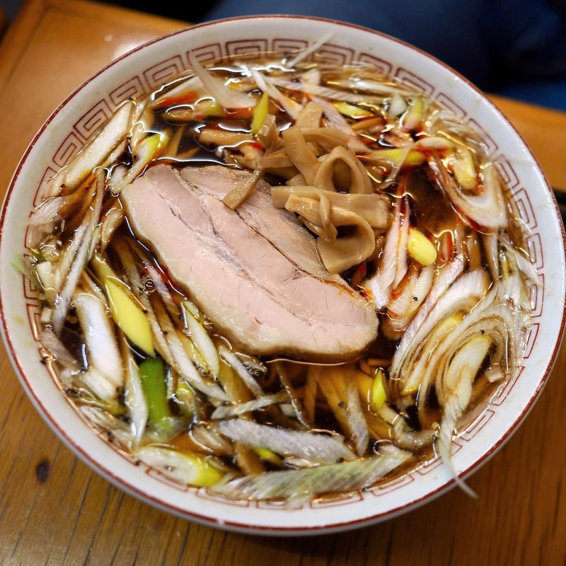 スパイシー鶏ガラ中そば(麺酒処ふくろう)