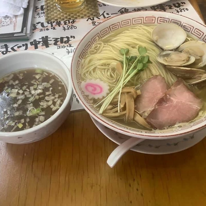 はまぐりつけ麺(麺酒処ふくろう)