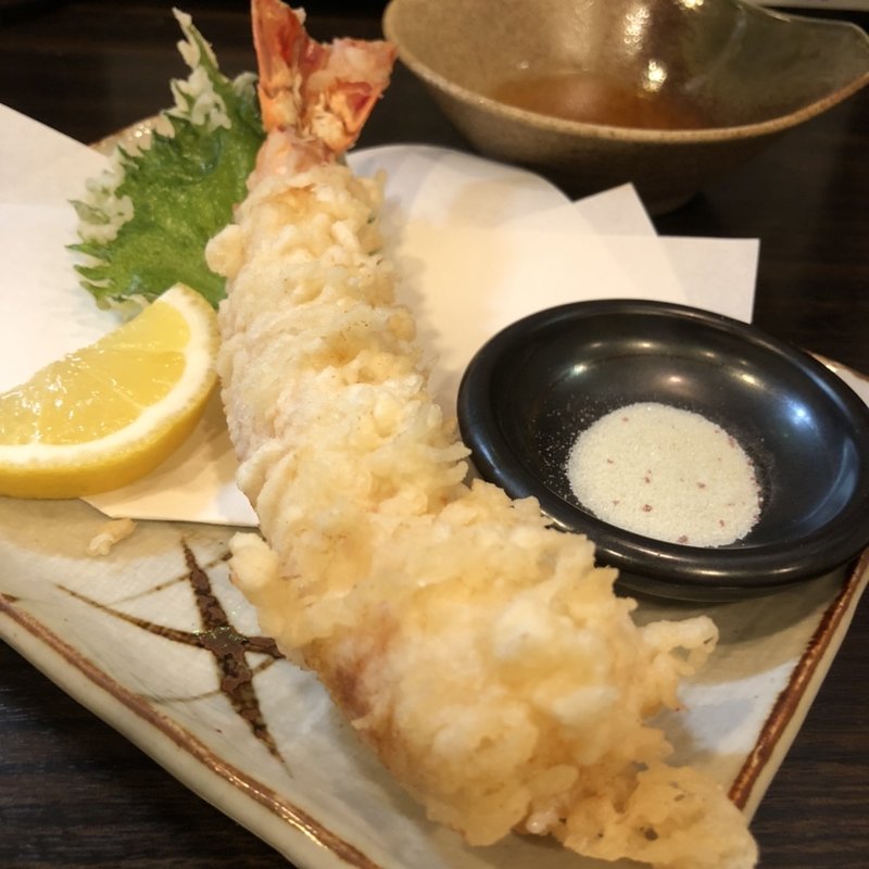 特大エビの天ぷら(酔ってこ屋 恒幸)