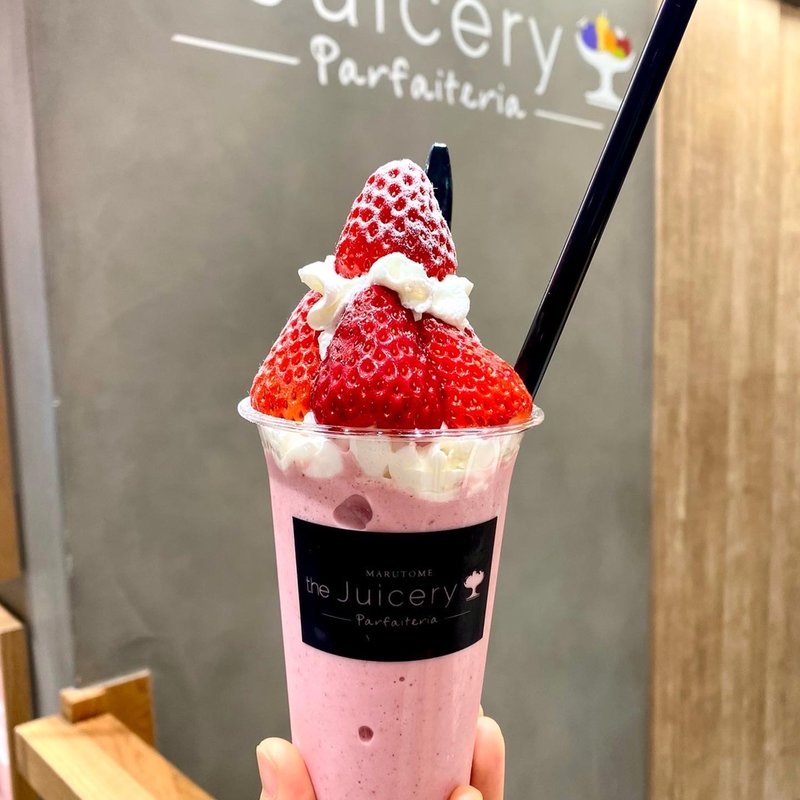 ストロベリーボンボン(マルトメ・ザ・ジューサリー パフェテリア 心斎橋パルコ店)