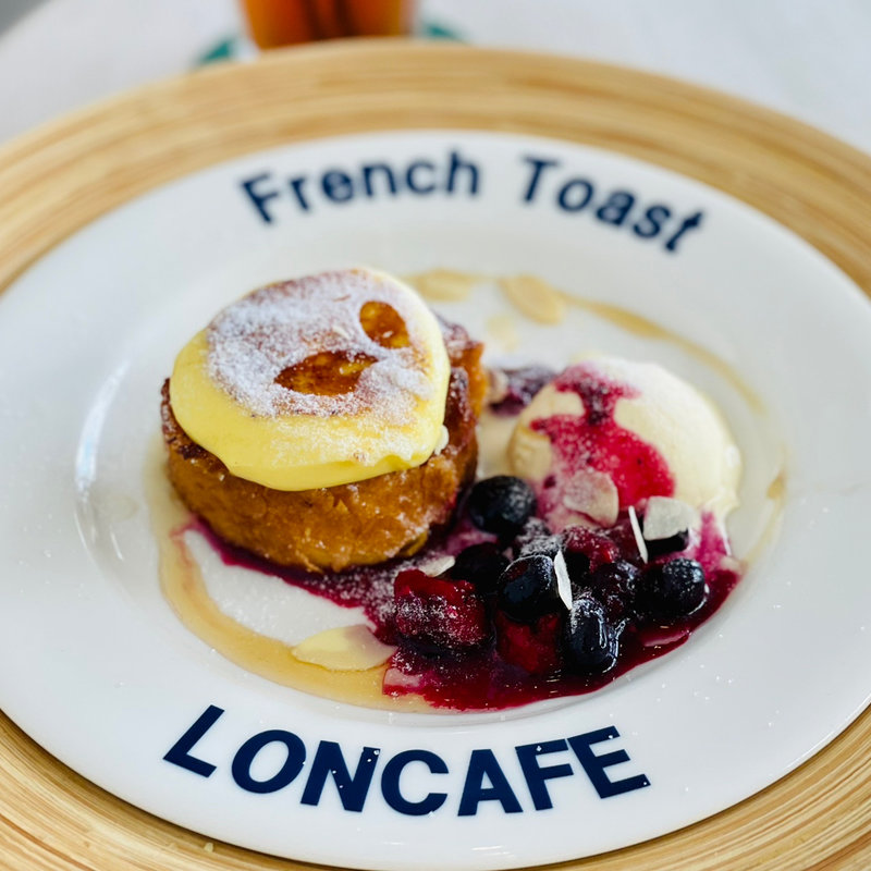 濃厚クレームブリュレのフレンチトースト(LONCAFE 湘南江の島本店)
