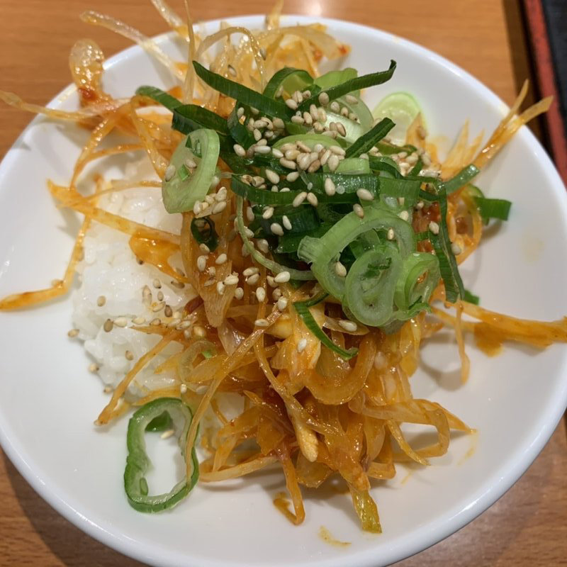 ピリ辛丼(のっけご飯と中華そば95)