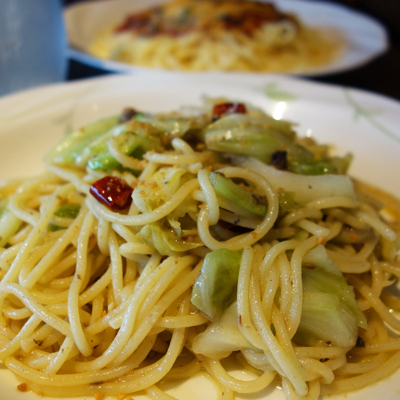 春キャベツとアンチョビのスパゲティ(パスタフレスカ 英(はな))
