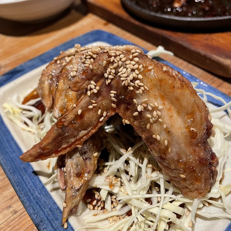 手羽先の唐揚げ(名古屋駅古民家居酒屋　銑)
