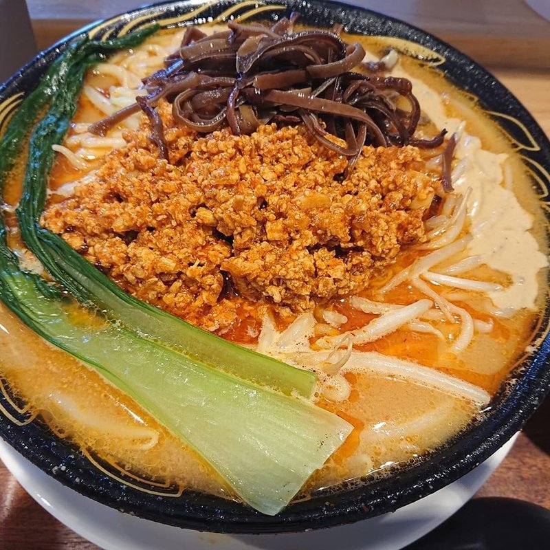 極辛鶏そぼろ坦々麺(新旬屋 麺 新庄本店)