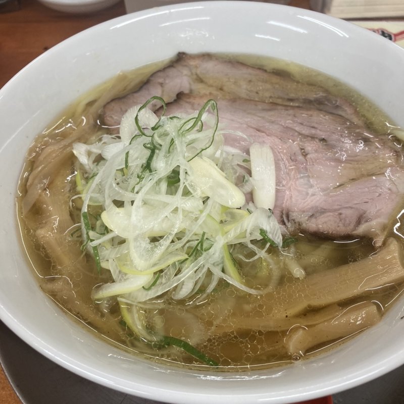 生姜塩ラーメン(栃木中華そば 神志)