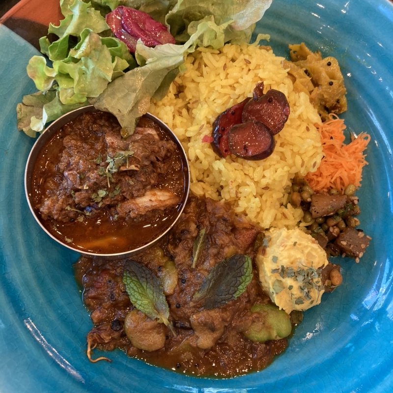 あいがけカレーW(GOOD LUCK CURRY 東京ポートシティ)