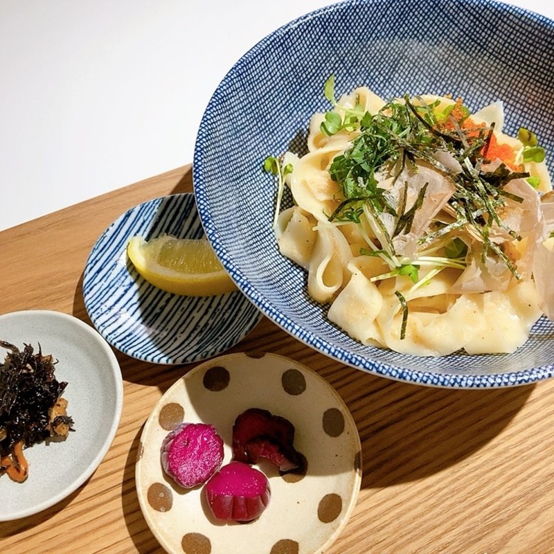 たらこうどん(よさげ)