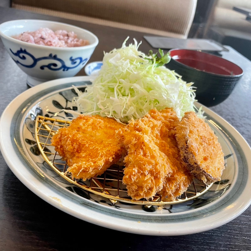 チキンカツランチ(とんかつ濵かつ 博多ゆめタウン店)