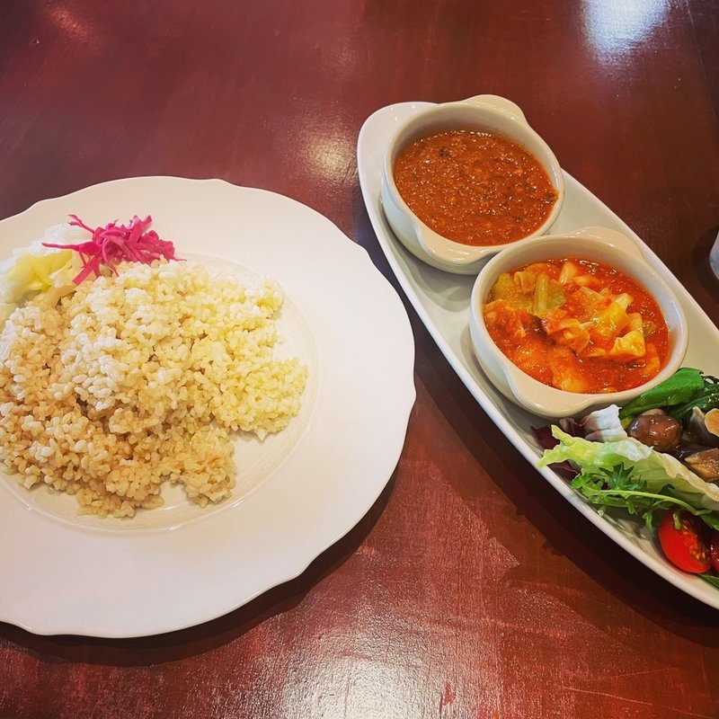 Bセット　国産粗挽キーマと春キャベツ…(LA・LUNA)