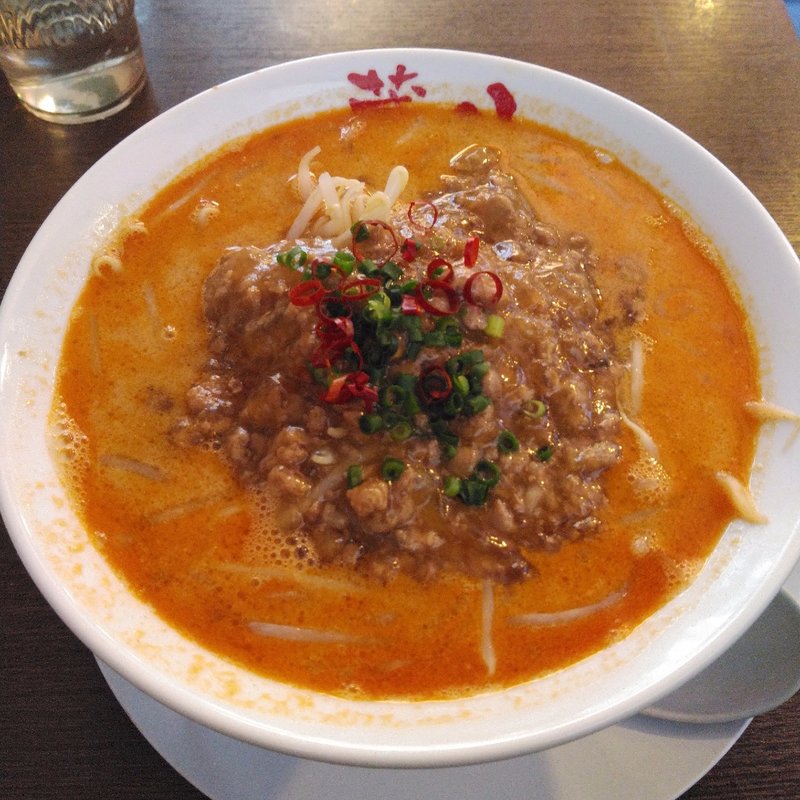 肉もやしあんかけ担々麺(蔵八ラーメン イオン石巻店　)