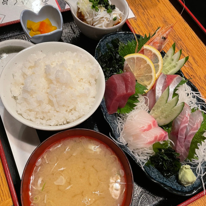 お刺身御膳(海ぶね ダイニング)