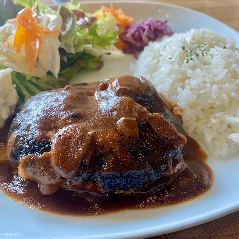 山形牛ハンバーグ(add knot cafe & sweets)