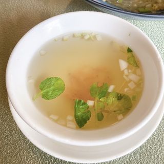 桜海老とクレソンのスープ（日替わりランチ）(竹琳 （ちくりん ）)