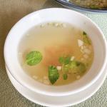 桜海老とクレソンのスープ（日替わりランチ）