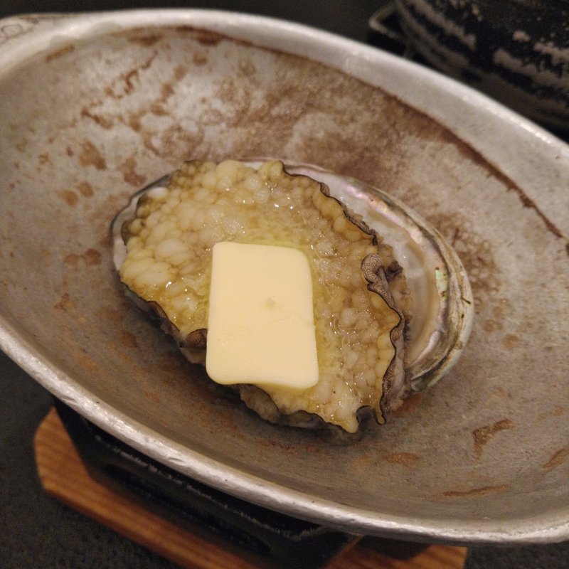 鮑の踊り焼き(南三陸 ホテル観洋)