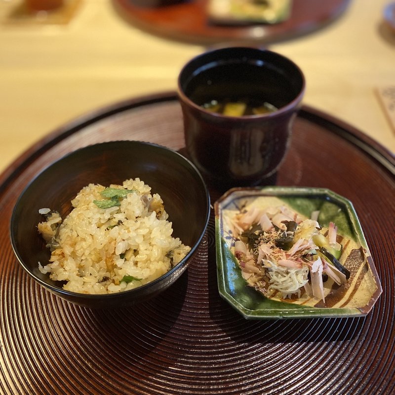 鱧のご飯(京味 もと井)