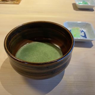 抹茶、琥珀糖(京味 もと井)