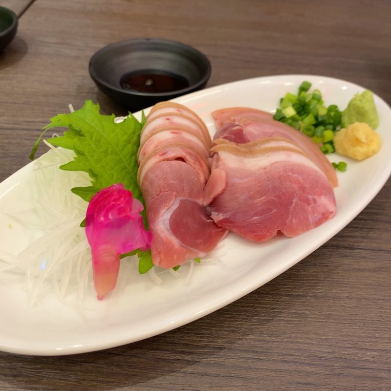 ヤギ刺し(きじむなーの家)