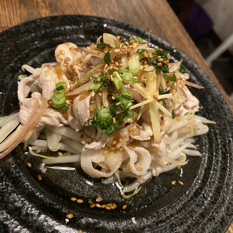 香味わさび豚しゃぶ(こかげ酒場)