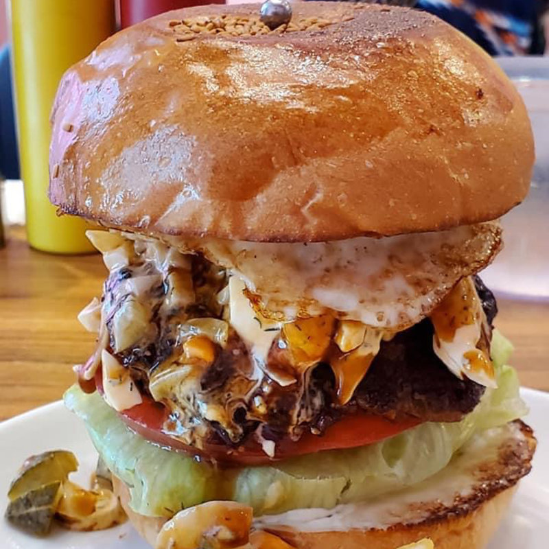 タルタルテリヤキバーガー(BURGER&MILKSHAKE CRANE)