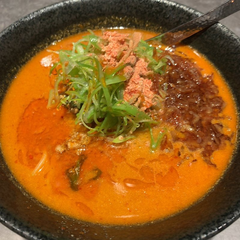 海老坦々麺(代官山海老そば　豊秀)