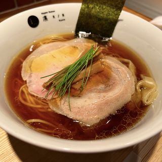 醤油わんたん麺(Nippon Ramen 凛 KYOTO)