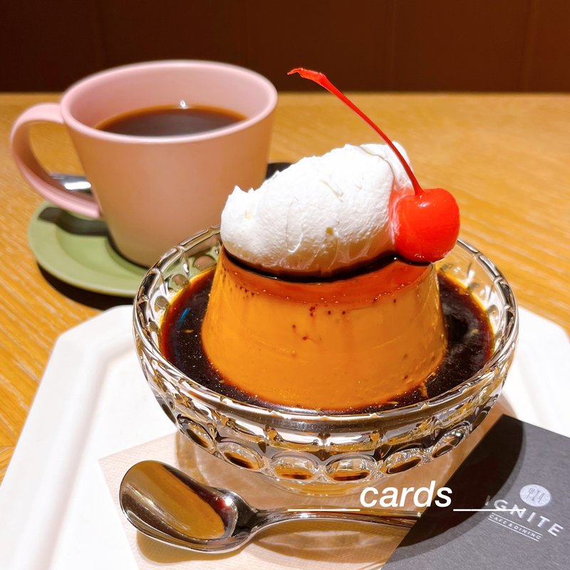 濃い味プリン(IGNITE カフェ&ダイニング)