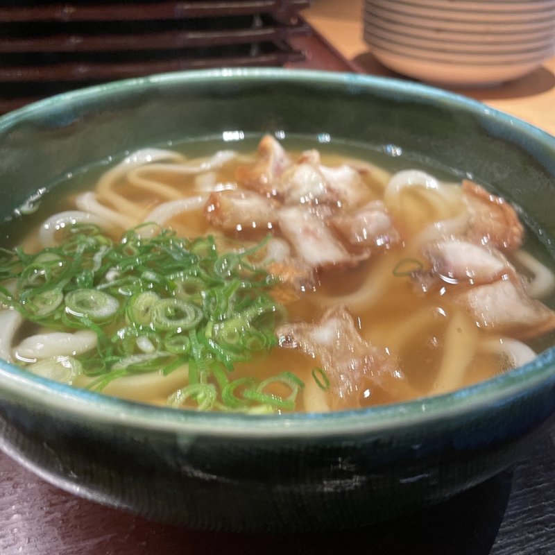 かすうどん(しのぶ庵 梅田店)