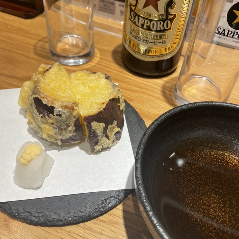 さつまいも天ぷら(天ぷら天寅)