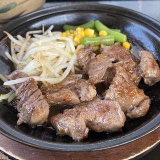 肩ロースカットステーキのオニオン醤油焼き 肉1.5倍(ザめしや 伊丹南)