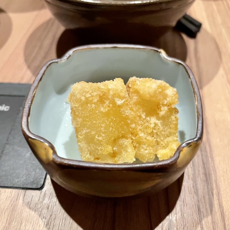 大根の揚げ物(博多もつ鍋 いちたか 博多本店)