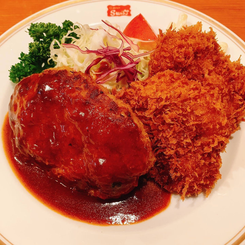 ハンバーグ&ヒレカツ(銀座スイス 本店)