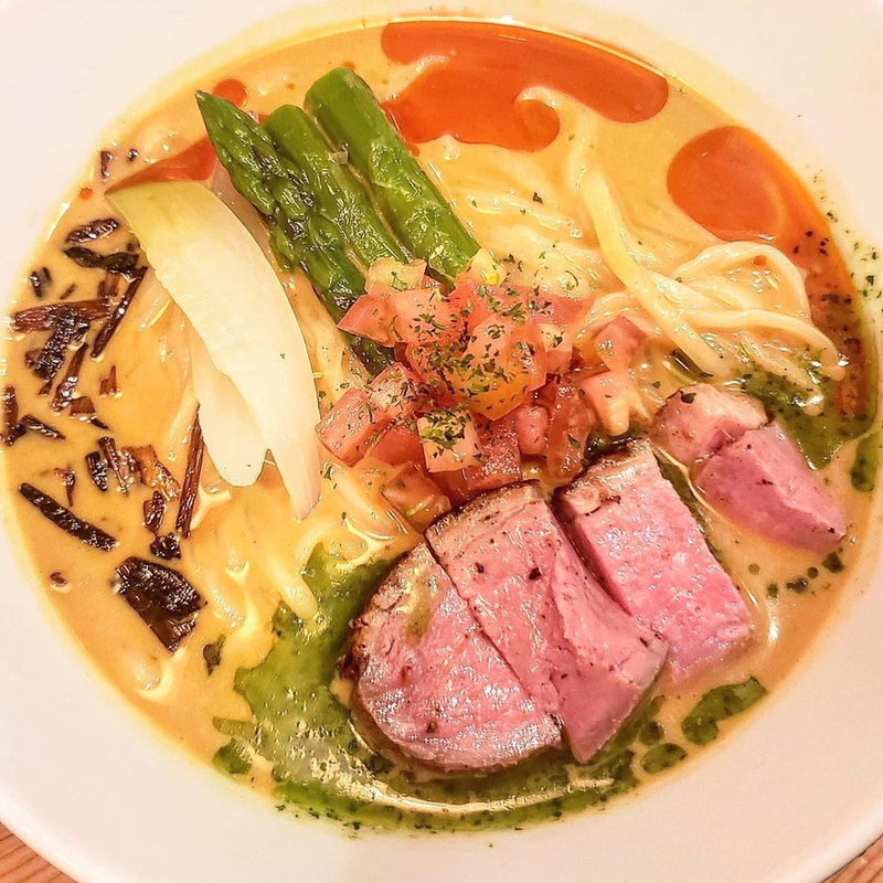 限定冷やしカレー麺(麺堂にしき　新宿歌舞伎町店)