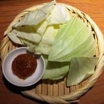 お通し（味噌キャベツ）(とり鉄 武蔵新城店 （とりてつ）)