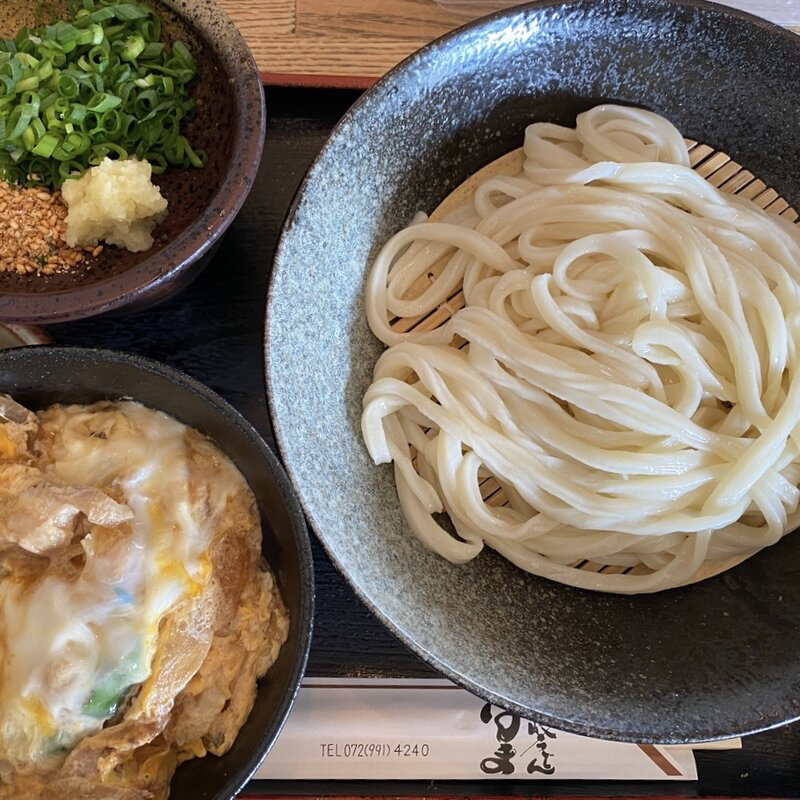 親子丼ザルセット(さぬきうどんはま )