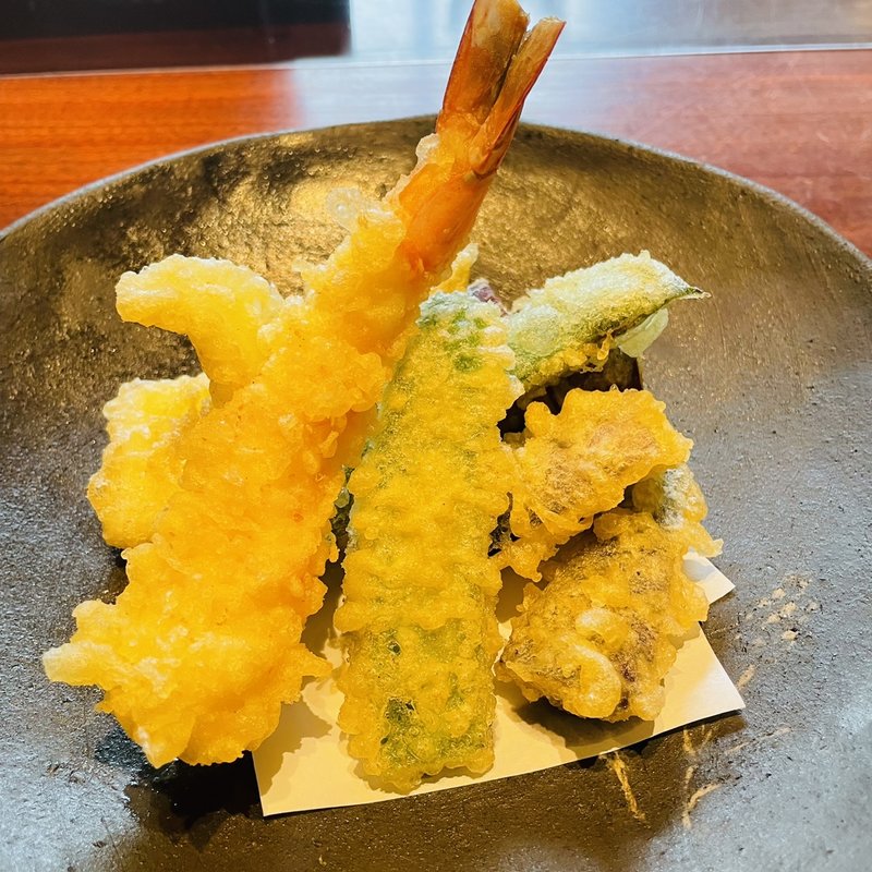 天ぷら盛合せ(釜竹 （かまちく）)