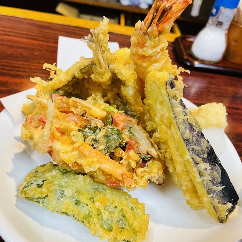 天ぷら盛合せ(丸千葉)