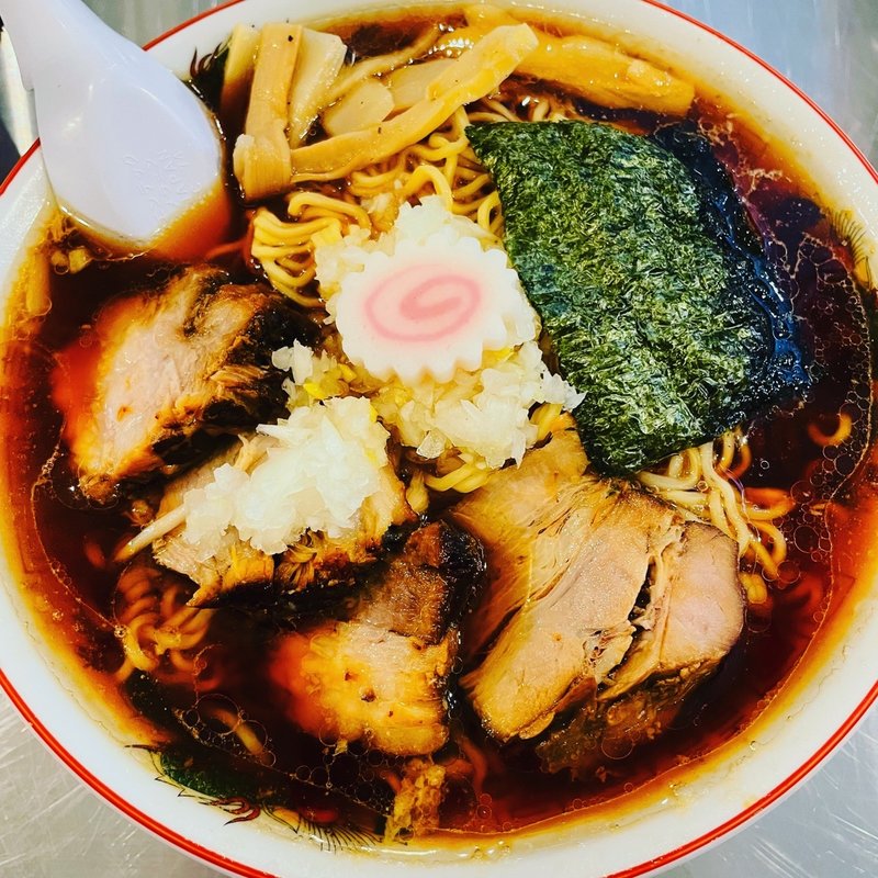 竹岡式ラーメン大盛(竹岡式ラーメンまる竹)